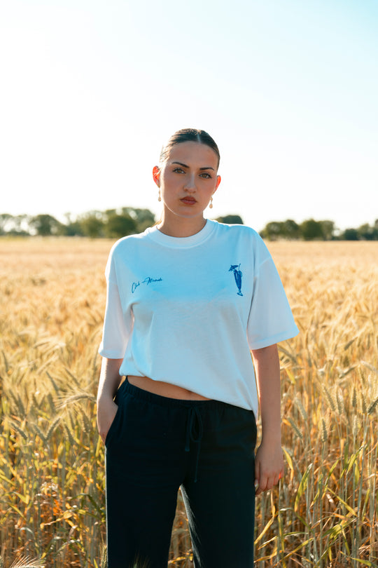 CAMISETA OVERSIZE - CÓCTEL AZUL