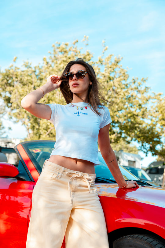 CAMISETA CROP AT MUJER