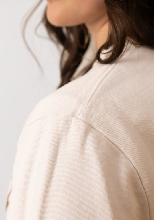 SUDADERA REGULAR SIN CAPUCHA - Chocolate con Churros
