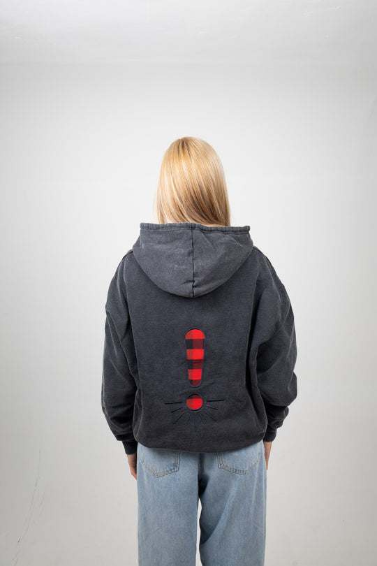 SUDADERA OVERSIZE CON CAPUCHA - PILARICA