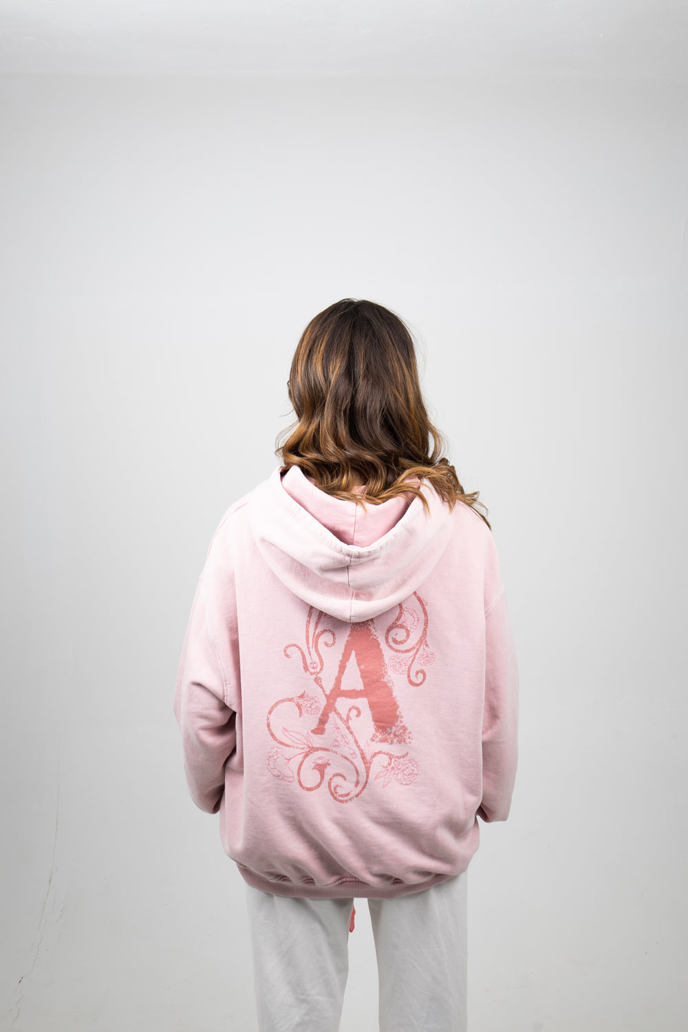 SUDADERA OVERSIZE CON CAPUCHA - PINK DREAM
