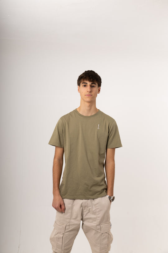 CAMISETA REGULAR VERDE - Basic