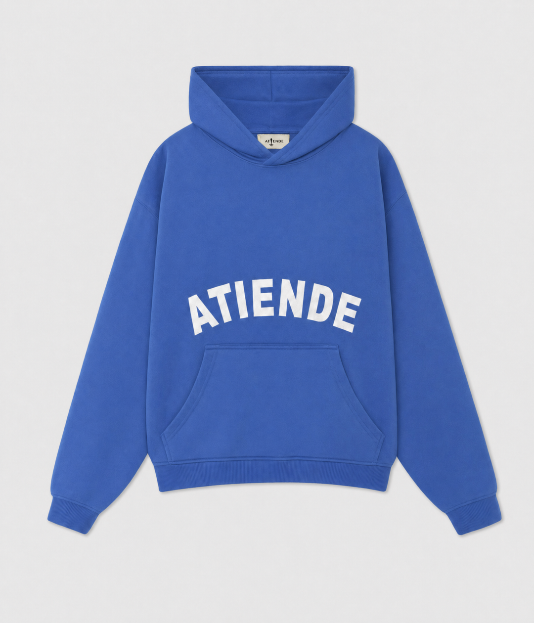 SUDADERA OVERSIZE CON CAPUCHA - BOLD BLUE
