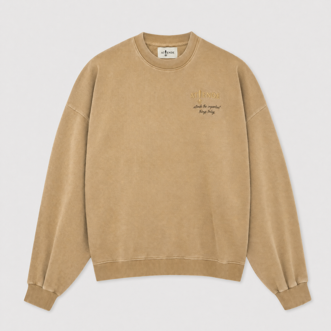 SUDADERA REGULAR SIN CAPUCHA - Atiende