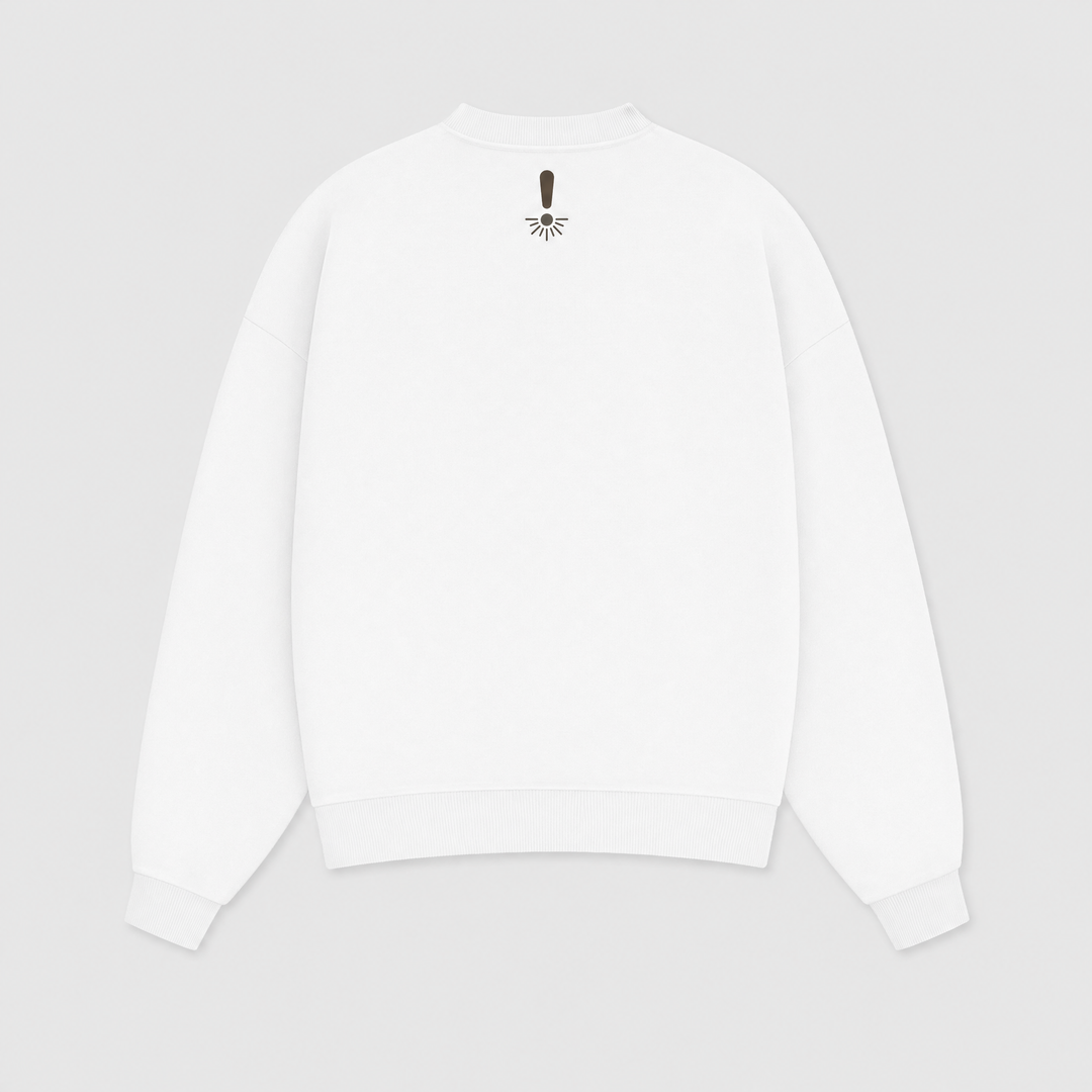 SUDADERA REGULAR SIN CAPUCHA - Chocolate con Churros