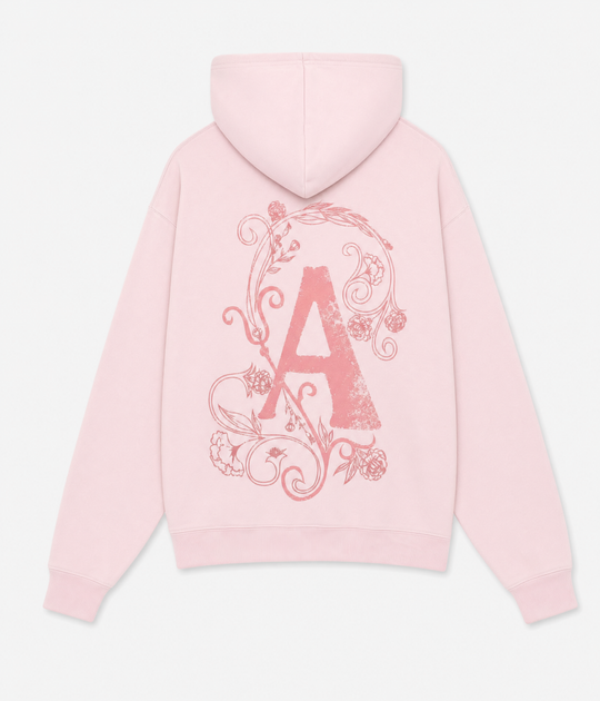 SUDADERA OVERSIZE CON CAPUCHA - PINK DREAM