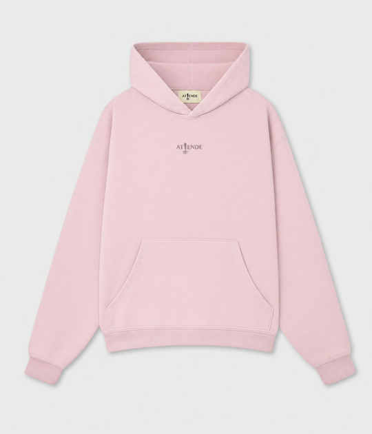 SUDADERA OVERSIZE CON CAPUCHA - PINK DREAM